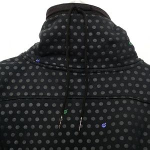Reflective polka dot button Boxfresh sweatshirt